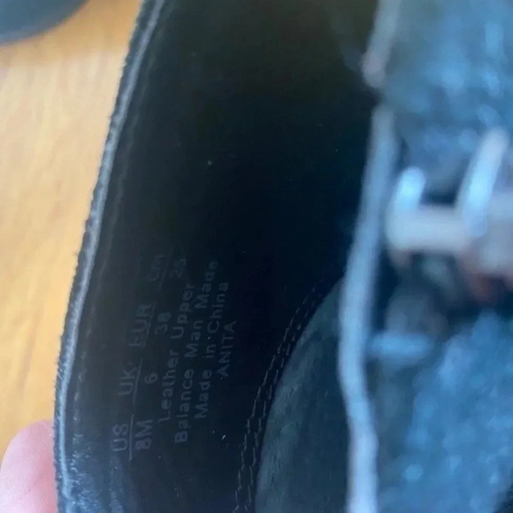 Franco Sarto Black Suede Wedge Booties - Picture 14 of 16